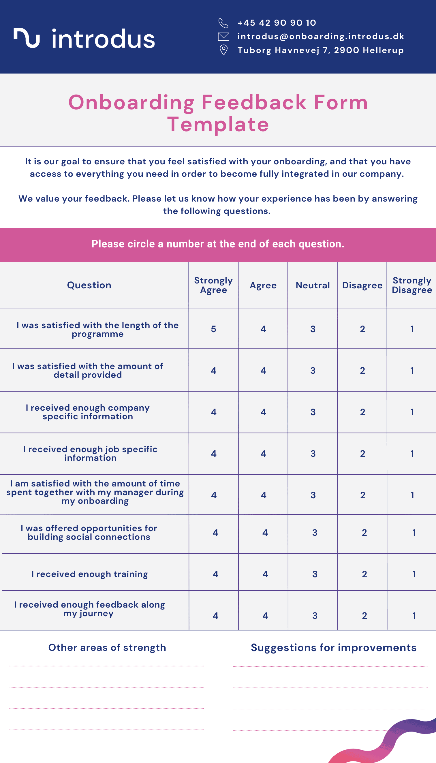 Onboarding Feedback Form Template Template 2 Resume E vrogue co