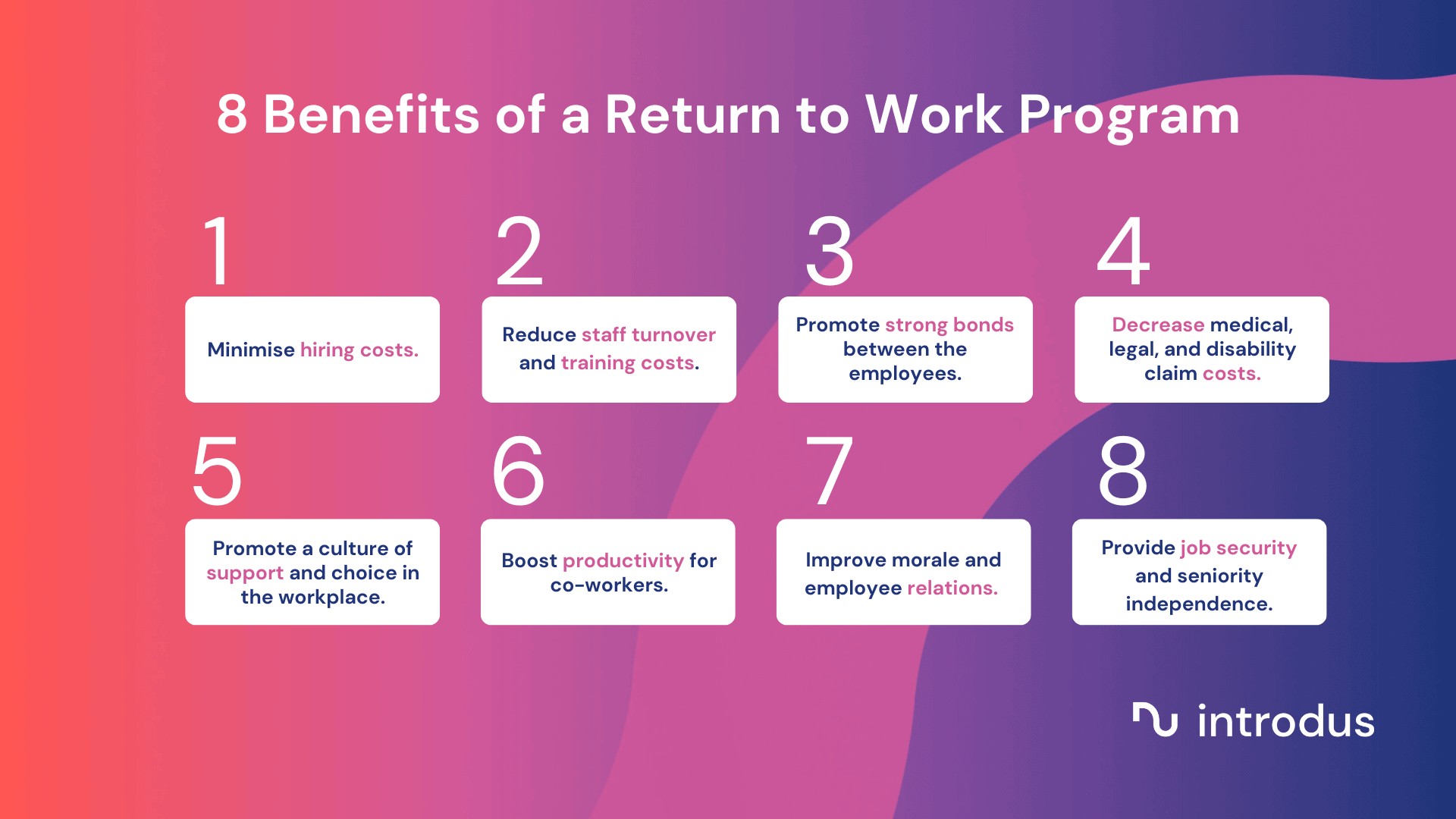 Return To Work Program 2024 Zea Morganica